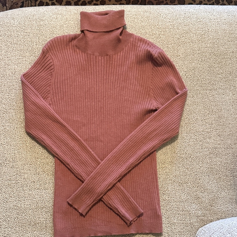 Copper Key Junior’s Cowl Neck Sweater - mauve